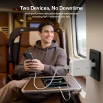 Belkin Φορτιστής GaN με Θύρα USB-C και Καλώδιο USB-C 67W Λευκός (UltraCharge) WCH022KQWH - Image 10