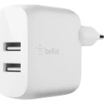 Belkin Φορτιστής με 2 Θύρες USB-A και Καλώδιο Lightning 24W Λευκός (Boost Charge) WCD001vf1MWH - Image 4