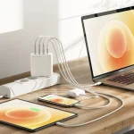 Alogic Φορτιστής Χωρίς Καλώδιο με 2 Θύρες USB-A και 2 Θύρες USB-C 100W Power Delivery Λευκός (WCG4X100-EU) - Image 8