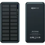 Boompods Obi Ηλιακό Power Bank 10000mAh με 2 Θύρες USB-A Μαύρο POSBLK - Image 3