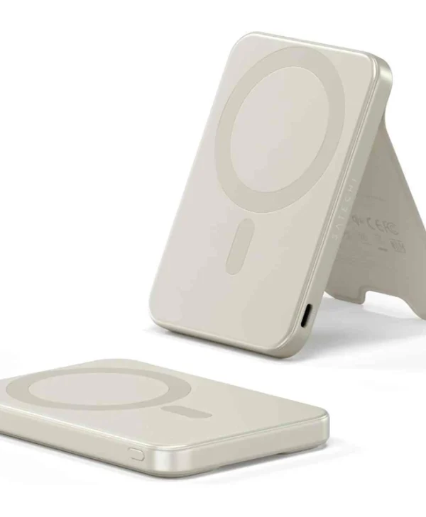 Satechi OntheGo MagSafe Power Bank 5000mAh 15W με Θύρα USB-C Μπεζ ST-B5Q2SW