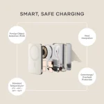 Satechi OntheGo MagSafe Power Bank 5000mAh 15W με Θύρα USB-C Μπεζ ST-B5Q2SW - Image 2