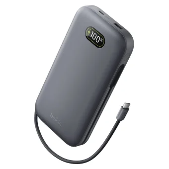 Belkin UltraCharge Pro Power Bank 27000mAh 240W με Θύρα USB-A και Θύρα USB-C Μαύρο BPB040HQCH