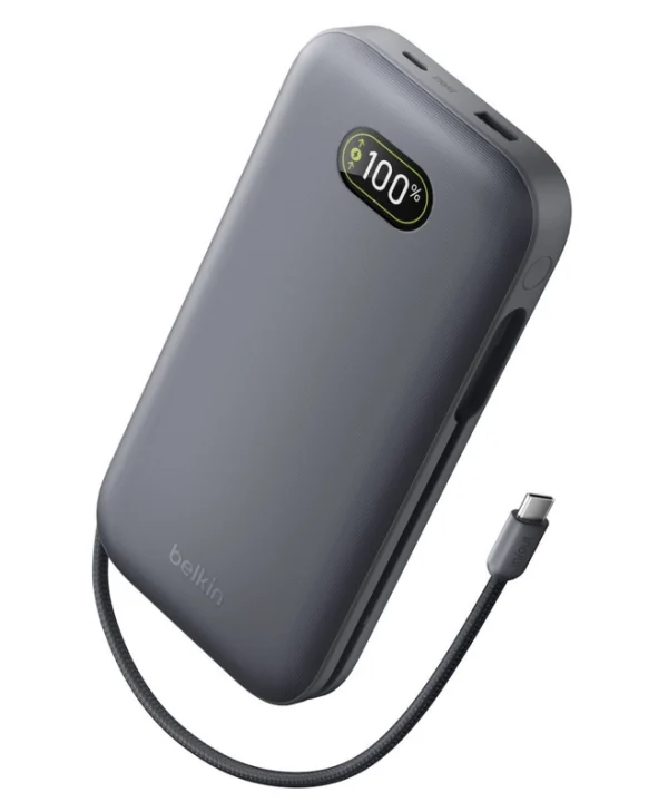 Belkin UltraCharge Pro Power Bank 27000mAh 240W με Θύρα USB-A και Θύρα USB-C Μαύρο BPB040HQCH