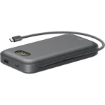 Belkin UltraCharge Pro Power Bank 27000mAh 240W με Θύρα USB-A και Θύρα USB-C Μαύρο BPB040HQCH - Image 5