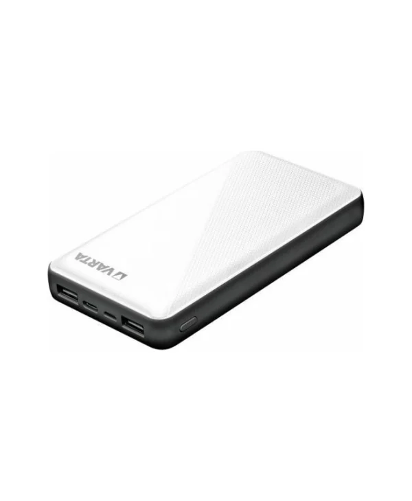 Varta Energy Power Bank 15000mAh με 2 Θύρες USB-A και Θύρα USB-C Λευκό 18769