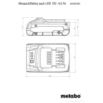 Metabo Μπαταρία Εργαλείου Λιθίου 18V με Χωρητικότητα 4Ah 625367000 - Image 3