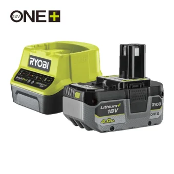 Ryobi Σετ Μπαταρίας Λιθίου Χωρητικότητας 4Ah 18V με Φορτιστή RC18120-140X 5133005091