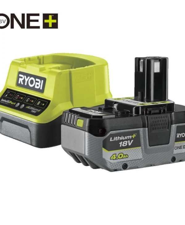 Ryobi Σετ Μπαταρίας Λιθίου Χωρητικότητας 4Ah 18V με Φορτιστή RC18120-140X 5133005091