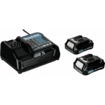Makita Σετ 2 Μπαταριών Εργαλείου Λιθίου 12V Χωρητικότητας 2Ah με Φορτιστή BL1021B 197658-5 - Image 2