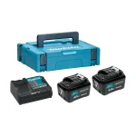 Makita Σετ 2 Μπαταριών Εργαλείου Λιθίου 12V Χωρητικότητας 4Ah με Φορτιστή 197641-2 - Image 2