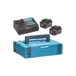 Makita Σετ 2 Μπαταριών Εργαλείου Λιθίου 12V Χωρητικότητας 4Ah με Φορτιστή 197641-2 - Image 3