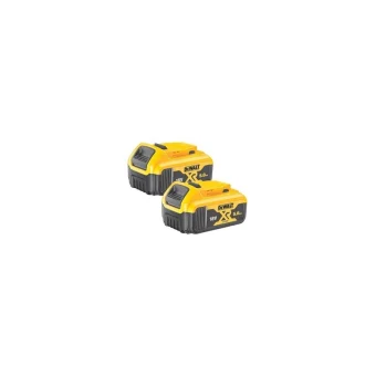 Dewalt Σετ 2 Μπαταριών Εργαλείου Λιθίου 18V με Χωρητικότητα 5Ah DCB184P2-XJ