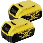 Dewalt Σετ 2 Μπαταριών Εργαλείου Λιθίου 18V με Χωρητικότητα 5Ah DCB184P2-XJ - Image 2
