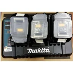 Makita Σετ 3 Μπαταριών Εργαλείου 18V Χωρητικότητας 5Ah με Φορτιστή 198458-6