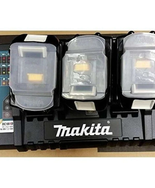 Makita Σετ 3 Μπαταριών Εργαλείου 18V Χωρητικότητας 5Ah με Φορτιστή 198458-6