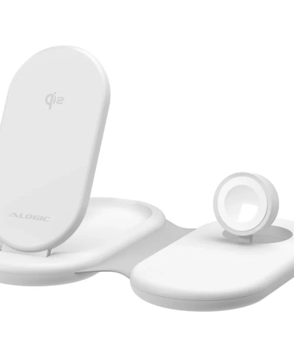 Alogic Ασύρματος Φορτιστής (Qi Pad) Λευκός (PackAway) AL31WCPA-WH