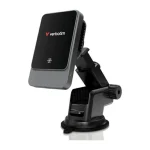 Verbatim Charge´n´drive Magnetic Wireless Car Charger Βάση Κινητού Αυτοκινήτου με Μαγνήτη και Ασύρματη Φόρτιση Μαύρη 31862