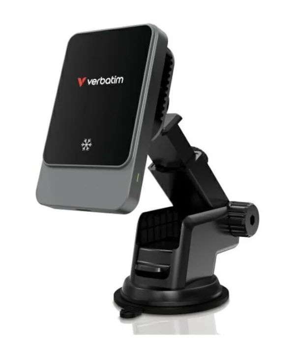 Verbatim Charge´n´drive Magnetic Wireless Car Charger Βάση Κινητού Αυτοκινήτου με Μαγνήτη και Ασύρματη Φόρτιση Μαύρη 31862