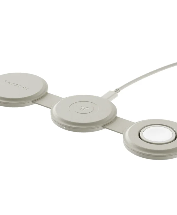 Satechi Ασύρματος Φορτιστής Qi2 15W Μπεζ (OnTheGo) ST-QTG31W