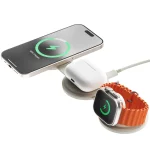 Satechi Ασύρματος Φορτιστής Qi2 15W Μπεζ (OnTheGo) ST-QTG31W - Image 2