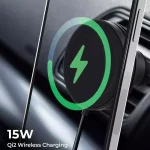 iOttie Velox Mini Βάση Κινητού Αυτοκινήτου με Μαγνήτη και Ασύρματη Φόρτιση Μαύρη VLXWCG212 - Image 2
