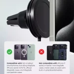 iOttie Velox Mini Βάση Κινητού Αυτοκινήτου με Μαγνήτη και Ασύρματη Φόρτιση Μαύρη VLXWCG212 - Image 7