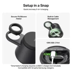 Belkin Ασύρματος Φορτιστής Qi2 25W Μαύρος (UltraCharge) WIZ052KQBK - Image 8