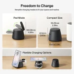 Belkin Ασύρματος Φορτιστής Qi2 25W Μαύρος (UltraCharge) WIZ052KQBK - Image 11