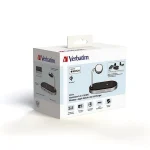 Verbatim Ασύρματος Φορτιστής (Qi Pad) 44W Quick Charge 3.0 Μαύρος (WCS-02 3-in-1 Qi) 49556 - Image 10