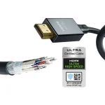 Inakustik HDMI 2.1 Ultra High Speed 48Gbps 4K 120Hz HDR VRR Cable HDMI male - HDMI male 2m Μαύρο 00324620 - Image 3