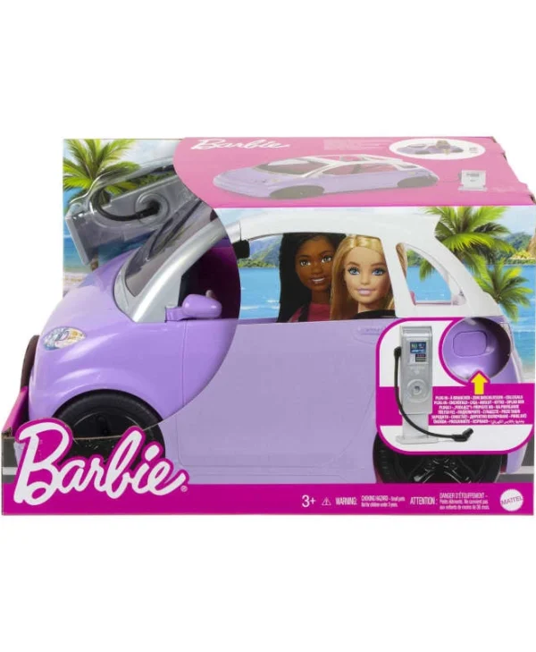 Barbie Το Ηλεκτρικό Αυτοκίνητο Όχημα για Κούκλες για 3+ Ετών HJV36