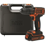 Black & Decker Κρουστικό Δραπανοκατσάβιδο Μπαταρίας 18V 1x1.5Ah BDCHD18K-QW