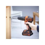 Black & Decker Κρουστικό Δραπανοκατσάβιδο Μπαταρίας 18V 1x1.5Ah BDCHD18K-QW - Image 4