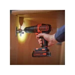 Black & Decker Κρουστικό Δραπανοκατσάβιδο Μπαταρίας 18V 1x1.5Ah BDCHD18K-QW - Image 7