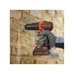 Black & Decker Κρουστικό Δραπανοκατσάβιδο Μπαταρίας 18V 1x1.5Ah BDCHD18K-QW - Image 8