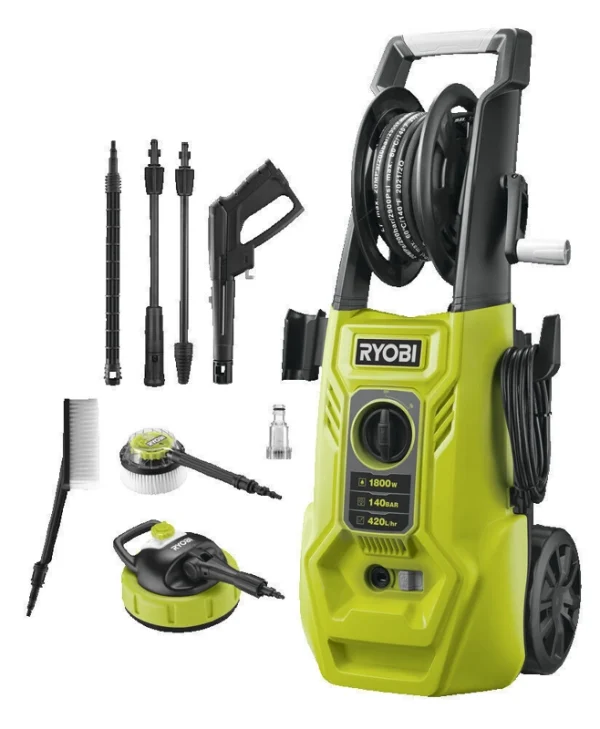 Ryobi Πλυστικό Ρεύματος 1800W με Πίεση 140bar 5133005423