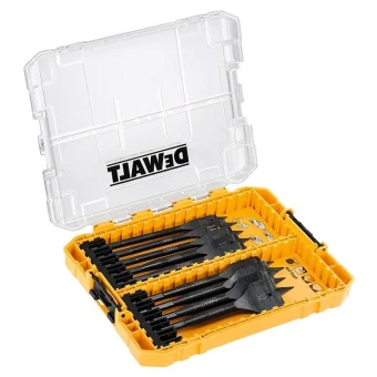 DEWALT Σετ 9 Τρυπάνια Φτερού με Εξάγωνο Στέλεχος για Ξύλο DT70751-QZ