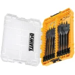 DEWALT Σετ 9 Τρυπάνια Φτερού με Εξάγωνο Στέλεχος για Ξύλο DT70751-QZ - Image 2