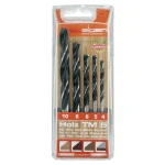 Alpen Drills Σετ Τρυπάνια Ξύλου Holz 4-10mm Σετ 5 Διαμαντοτρύπανα HSS με Κυλινδρικό Στέλεχος για Ξύλο 600112100 - Image 2