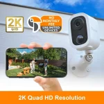 Toucan TWC400S-ML IP Κάμερα Παρακολούθησης Wi-Fi Full HD+ 4MP Αδιάβροχη Μπαταρίας με Αμφίδρομη Επικοινωνία - Image 2