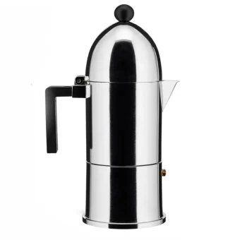 Alessi Μπρίκι Espresso 6cups Inox Λευκό A9095/6 B