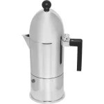 Alessi Μπρίκι Espresso 6cups Inox Λευκό A9095/6 B - Image 2
