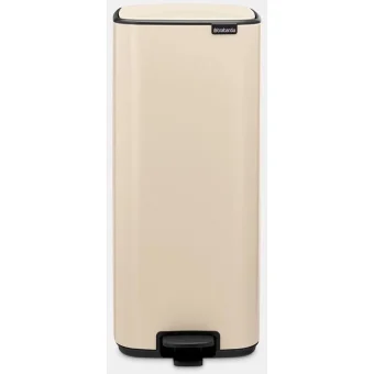 Brabantia Κάδος Απορριμμάτων Πλαστικός με Πεντάλ Μπεζ 30lt 238123