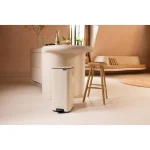 Brabantia Κάδος Απορριμμάτων Πλαστικός με Πεντάλ Μπεζ 30lt 238123 - Image 4