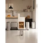 Brabantia Newicon Κάδος Απορριμμάτων Πλαστικός με Πεντάλ Γκρι 20lt 254406 - Image 6