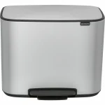 Brabantia Bo Κάδος Ανακύκλωσης με Πεντάλ Λευκός 34lt 121142