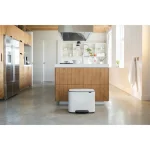 Brabantia Bo Κάδος Ανακύκλωσης με Πεντάλ Λευκός 34lt 121142 - Image 4