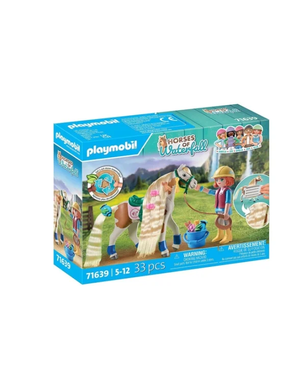 Playmobil Horses Of Waterfall Η Ellie Με Το Άλογό Της για 5-12 ετών 71639