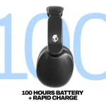 Skullcandy Hesh 360 Ασύρματα / Ενσύρματα Over Ear Ακουστικά με 100 ώρες Λειτουργίας και Quick Charge Μαύρα S6HOW-T740 - Image 2